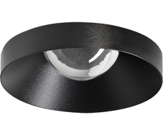 12W įleidžiamas LED šviestuvas PUCK L, juodas 3000K