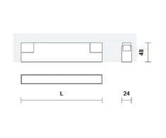 12W INSIGHT PLX šviestuvas į magnetines sistemas, 3000K, DALI, baltas