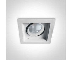 12W LED įleidžiamas pakreipiamas šviestuvas, baltas, 3000K, 51112H/W/W