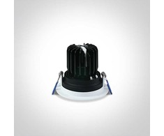 12W LED įleidžiamas pakreipiamas šviestuvas, baltas, 3000K, 11112E/W/W
