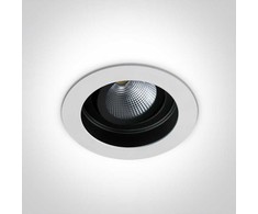 12W LED įleidžiamas pakreipiamas šviestuvas, baltas, 3000K, 11112E/W/W
