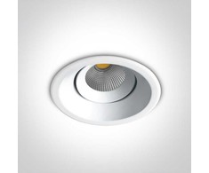 12W LED įleidžiamas pakreipiamas šviestuvas, baltas, 3000K, 11112TA/W/W