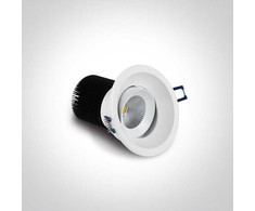 12W LED įleidžiamas pakreipiamas šviestuvas, baltas, 3000K, 11112TA/W/W