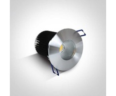 12W LED įleidžiamas šviestuvas, aliuminio sp., 3000K, 10112P/AL/W