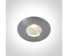12W LED įleidžiamas šviestuvas, aliuminio sp., 3000K, 10112P/AL/W