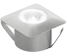 1,2W LED įleidžiamas šviestuvas ASSO, baltas, 3000K