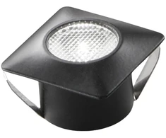 1,2W LED įleidžiamas šviestuvas ASSO, juodas, 4000K