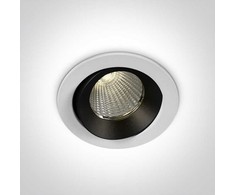 12W LED įleidžiamas šviestuvas, baltas, 3000K, IP65, 11112P/W/W
