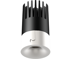 12W LED įleidžiamas šviestuvas, baltas, 3000K, 25400