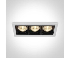 12W LED įleidžiamas šviestuvas, baltas, 3000K, 50306B/W/W