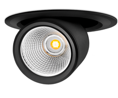 12W LED įleidžiamas šviestuvas HIDDEN 350mA, 3000K (šiltai balta), juodas