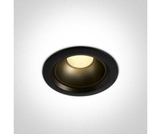 12W LED įleidžiamas šviestuvas, juodas, 3000K, 10112Z/B/W