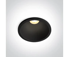 12W LED įleidžiamas šviestuvas, juodas, 3000/4000/5000K, 10112D/B/V