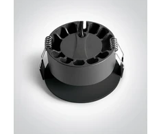 12W LED įleidžiamas šviestuvas, juodas, 3000/3500/4000K, 10112DX/B/V