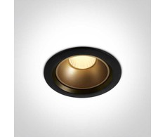 12W LED įleidžiamas šviestuvas, juodas, 3000K, 10112Z/B/W