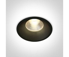12W LED įleidžiamas šviestuvas, juodas, 3000K, 10112TD/B/W