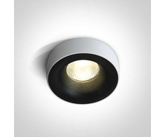 12W LED įleidžiamas šviestuvas, juodas, 3000K, 10112R/B/W