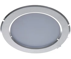 12W LED įleidžiamas šviestuvas LUXRAM, chromo sp., 4000K