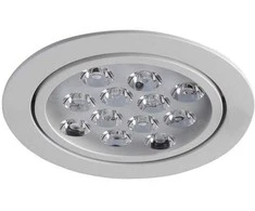 Pakabinamas šviestuvas Italux Įleidžiamas LED šviestuvas TS04136A 12W 1200LM 3000K S.WH