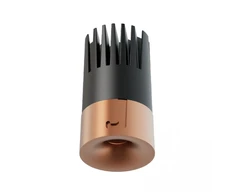12W LED įleidžiamas/užglaistomas šviestuvas, matinės vario sp., 2700K, 25403-27