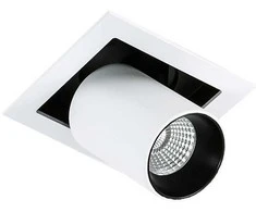 Lubinis šviestuvas Italux Įleidžiamas LED šviestuvas GL7117-1/12W 4000K WH+BL