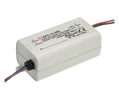 Bikuvalt 12W LED impulsinis srovės šaltinis Mean Well, 9-18V, 700mA, IP42