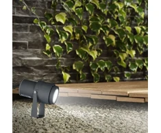 12W LED įsmeigiamas lauko šviestuvas V-TAC, pilkas, 4000K