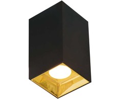 12W LED lubinis šviestuvas GLAM, juodos/aukso sp., 3000K, 4240501