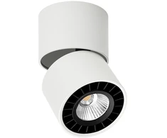 12W LED lubinis šviestuvas HERIOS, baltos/juodos sp., 3000/4000/5000K