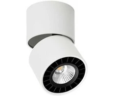 12W LED lubinis šviestuvas HERIOS, baltos/juodos sp., 3000/4000/5000K