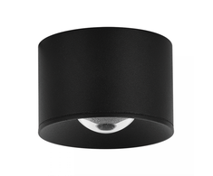 12W LED lubinis šviestuvas, juodas, 4000K, IP54, S131-4K