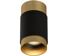 12W LED lubinis šviestuvas LUX, juodos/aukso sp., 3000K, dimeriuojamas, P3989000ONDT