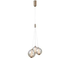 Lubinis šviestuvas 12W LED pakabinamas šviestuvas BUTERO, aukso/gintaro sp., 3000K