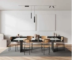 Lubinis šviestuvas 12W LED pakabinamas šviestuvas RINET į magnetinę sistemą MAGNETIC, juodas, 4000K