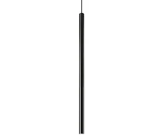 Ideal Lux 12W LED pakabinamas šviestuvas ULTRATHIN, juodas, 3000K, dimeriuojamas, 321813