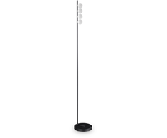 Ideal Lux 12W LED pastatomas šviestuvas PING PONG, juodas, 3000K, 313313