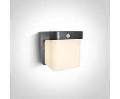 12W LED paviršinis fasado šviestuvas, antracito sp., 3000K, su judesio davikliu, 67492P/AN/W