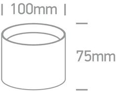 12W LED paviršinis šviestuvas, baltas, 3000/4000/5000K, IP44, 12112D/W/V