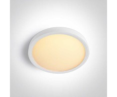 Lubinis šviestuvas 12W LED paviršinis šviestuvas, baltos sp., 2800/3300/4000K, 180mm, UGR19, 62020AU/W/V