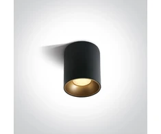 Lubinis šviestuvas 12W LED paviršinis šviestuvas, juodas, 3000/3500/4000K, 12112Z/B/V