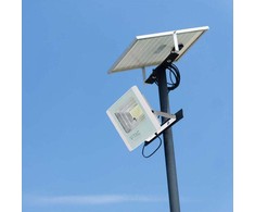V-tac 12W LED prožektorius su saulės baterija, baltas, 4000K