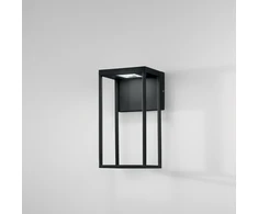 Sieninis šviestuvas 12W LED sieninis fasado šviestuvas GRIS, juodas, CCT, IP54
