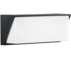Sieninis šviestuvas 12W LED sieninis fasado šviestuvas LUXON, antracito sp., CCT, IP54