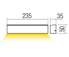 Sieninis šviestuvas 12W LED sieninis fasado šviestuvas OMNIA, tamsiai pilkas, 3000K, IP54, 90394