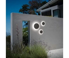 Sieninis šviestuvas Ideal Lux 12W LED sieninis fasado šviestuvas PUNTO, antracito sp., 3000K, IP54, 313559