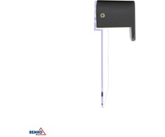Sieninis šviestuvas Bemko 12W LED sieninis fasado šviestuvas VALANT, grafito sp., 3000K, IP65