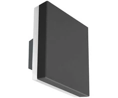 12W LED sieninis fasado šviestuvas VIANO, juodas, 4000K