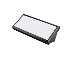 Sieninis šviestuvas V-tac 12W LED sieninis lauko šviestuvas, juodas, 4000K
