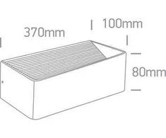 Bikuvalt 12W LED sieninis šviestuvas, juodas, 3000K, 67466C/B/W