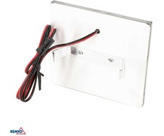 Bemko 1,2W LED sieninis šviestuvas laiptų apšvietimui STEPPER, pilkas, 3000K